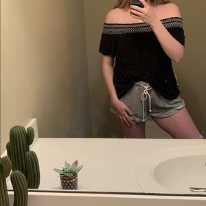 off the shoulder top